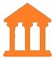 building with pillars - court/legal info icon