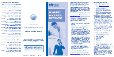 Disability Insurance Provisions Brochure