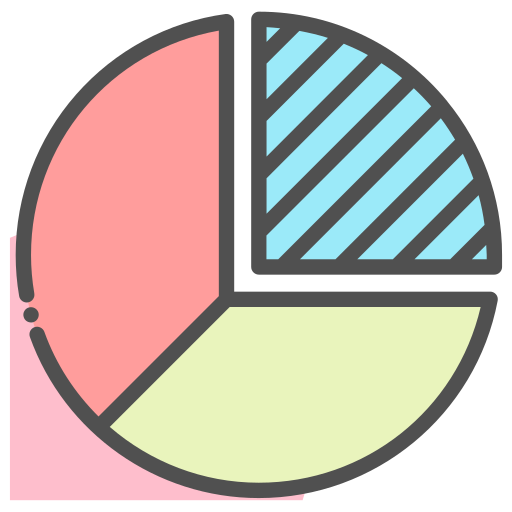 Reports Icon - circle graph