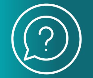 donation FAQ - Question bubble icon