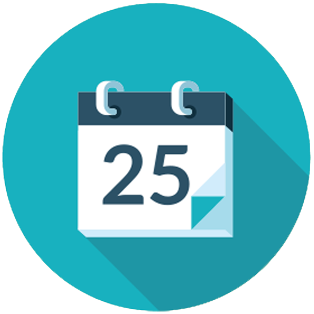 Upcoming events icon - calendar