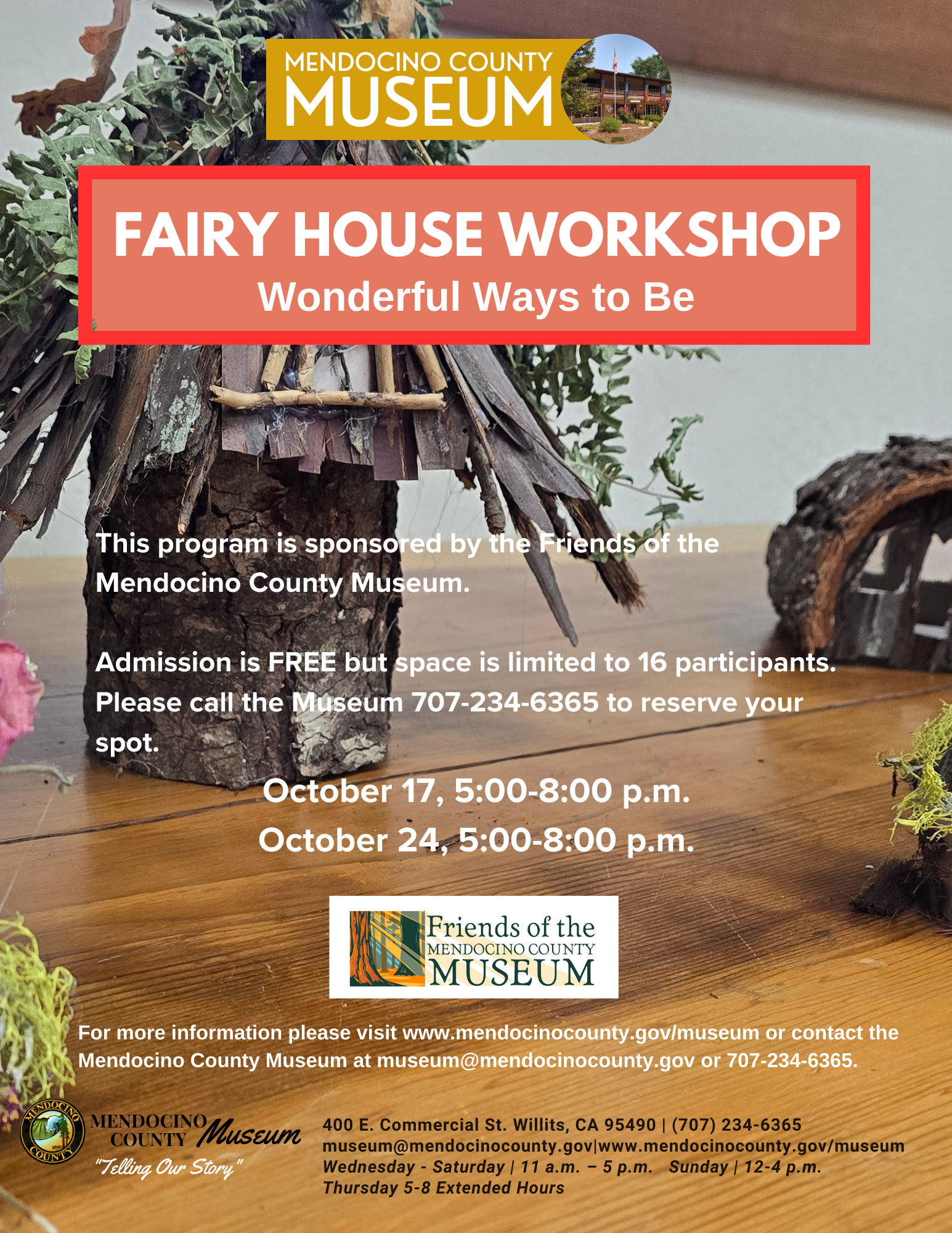 October Fairy House Poster