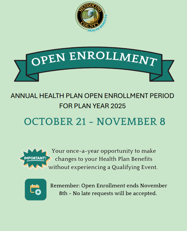 Open Enrollment Period For Plan Year 2025